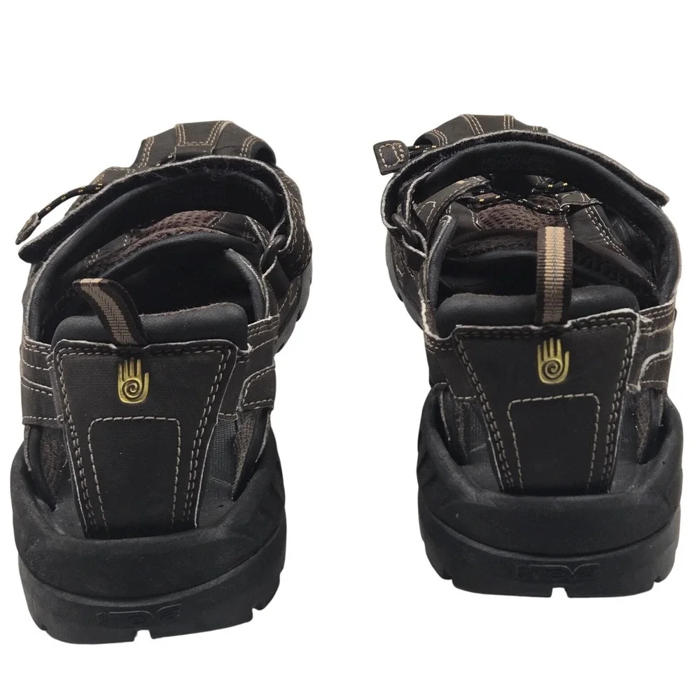Teva Omnium Fisherman Sandals Mens 11 Brown Fair‎ 1001116 ShocPad Hiking Water